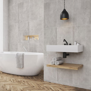 BATHROOM TONGUE & GROOVE GROUT FREE TILES