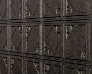 Innovera 18.5 in. x 24.3 in. Artnouvo Decor Backsplash Panels in Smoked Pewter - Wall-Panels