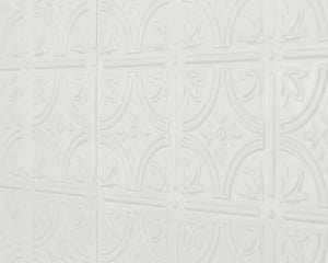 Innovera 18.5 in. x 24.3 in. Empire Decor Backsplash Panels in Snow White - Wall-Panels