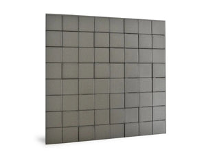Innovera 24 in. x 24 in. Harmony Cubes Décor Panels in Smoked Grey - Wall-Panels